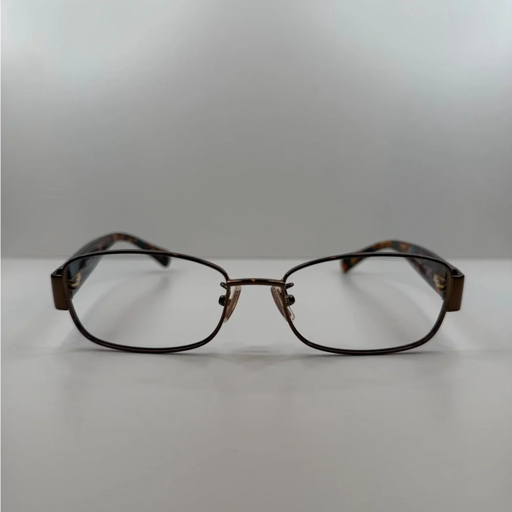 COACH EYEGLASSES HC5075/9244 (DARK BROWN/TEAL CONFETTI) 53•17•135 COACH GLASSES